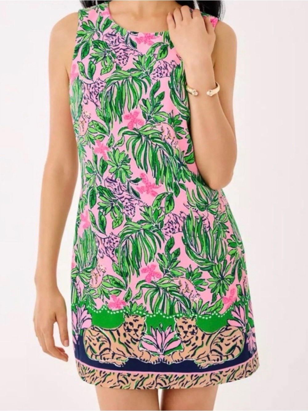 NWT Lilly Pulitzer 16 Edita Shift Dress “Conch Shell Pink Roaring With Joy”